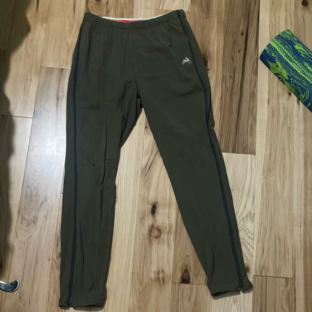 Tracksmith Olive Green Joggers